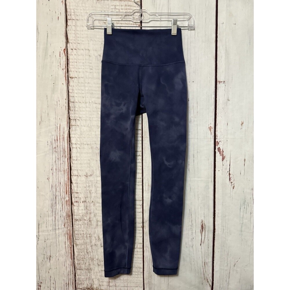 Lululemon Wunder Train High-Rise Tight 25" *Diamond Dye Naval Blue Size 2 W5CQZS